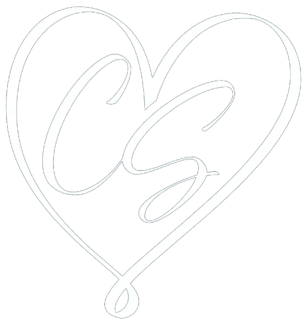 A heart with the letter c inside of it.
